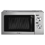 Микроволновая печь Pioneer MW212M серебристый/черный, 20 л, 700 Вт, переключатели - поворотный механизм
