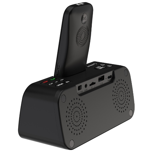 Мобильный телефон Maxvi RT-03 + док-станция, черный