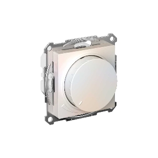 Светорегулятор (диммер) SE AtlasDesign Жемчуг, повор-нажим, LED, RC, 400 Вт, мех.