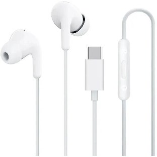 Проводные наушники Xiaomi Type-C Earphones белый, внутриканальные, USB Type-C
