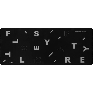 Коврик для мыши A4Tech FStyler FP75 черный/белый 750x300x2мм