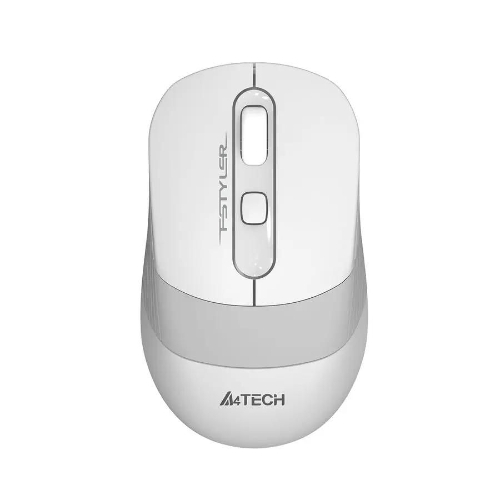 Мышь беспроводная A4Tech Fstyler FG10 белый/серый, 2000 dpi, радиоканал, USB, кнопки - 4