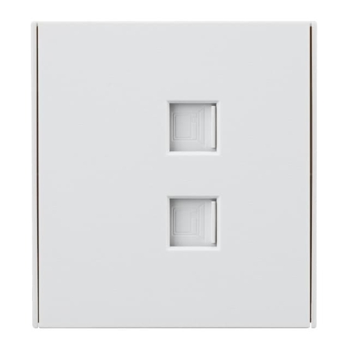 Розетка Kranz STRONG компьютерная двойная RJ45+RJ45 кат6 с/у жемчуг