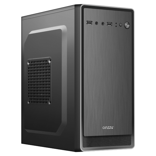 Компьютерный корпус Ginzzu B180 2хUSB 2.0,AU w/o PSU