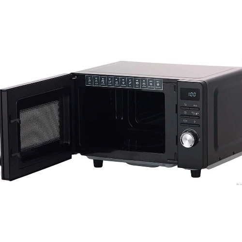 Микроволновая печь Gorenje MO20S4BC черный, 20 л, 700 Вт, переключатели - кнопки, поворотный механизм
