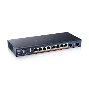 Коммутатор Zyxel XMG1915-10EP-EU0101F (L2+) 8x2.5 Гбит/с 2SFP+ 8PoE++ 130W управляемый