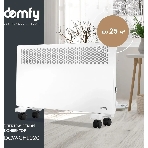 Конвектор электрический Domfy DCW-CH1020 белый, 2000 Вт, 30 м2, термостат