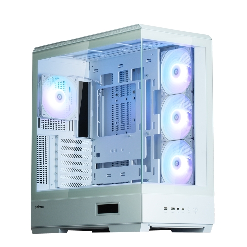 Компьютерный корпус ZALMAN P50 DS, ATX, WHITE, WINDOW, 2x3.5