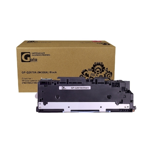 Картридж лазерный GalaPrint GP-Q2670A (№308A) черный (6000 стр) для HP Color LaserJet 3500/3550/3500n/3550n/3700/3700N/3700DN/3700DTN/3700DTNS