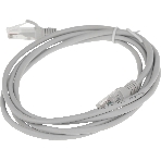 Патч-корд Premier 5-970 1 Гбит/с UTP 4 пары cat.5e CCA molded 2м серый RJ-45 (m)-RJ-45 (m)