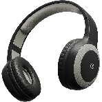 Беспроводные/проводные наушники Digma BT-15 черный/серый, накладные, Bluetooth + проводной, складная конструкция, до 10 ч