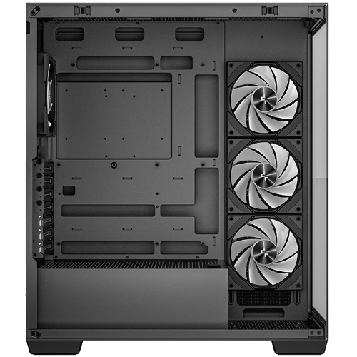 Компьютерный корпус Deepcool CG580 4F черный без БП ATX 6x120мм 3x140мм 2xUSB 3.0 audio bott PSU