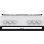 Плита газовая Gorenje GG6A11WF белый, конфорок 4 газовых, духовка 72 л, 60 см x 85 см x 60 см