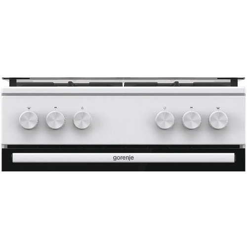 Плита газовая Gorenje GG6A11WF белый, конфорок 4 газовых, духовка 72 л, 60 см x 85 см x 60 см