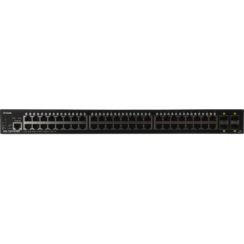 Коммутатор управляемый PoE L2 48 портов 10/100/1000 Мб/с, 4хSFP+, 370 Вт