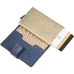 Картхолдер Piquadro Lyra PP5649W92R/BLU4 синий, натуральная кожа