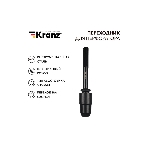 Переходник для перфоратора Kranz пластиковый кожух, SDS MAX на SDS PLUS