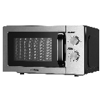 Микроволновая печь Pioneer MW212M серебристый/черный, 20 л, 700 Вт, переключатели - поворотный механизм