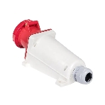 Розетка стационарная наружная EKF 135 ps-135-63-380 63А 380В 3P+РЕ+N IP67