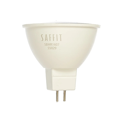 Лампа светодиодная SAFFIT SBMR1607 (55029) 7 вт 230в GU5.3 дневной