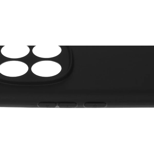 Чехол (клип-кейс) BoraSCO для Xiaomi Redmi Note 14 Pro 4G Silicone Case черный (74848)