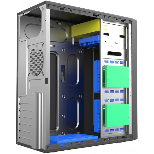Компьютерный корпус c блоком питания 450 Ватт Case Foxline ATX, 450W, 4xUSB 2.0, powcord