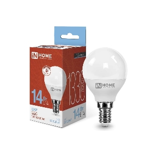 Лампа светодиодная LED-ШАР-VC 14Вт 230В E14 6500К 1330лм IN HOME 4690612047850