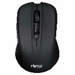 Мышь беспроводная HIPER HOMW-101-BT черный, 1600 dpi, радиоканал, USB, кнопки - 4