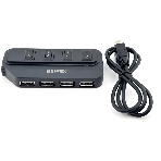 USB-концентратор Behpex BPH-1907, USB 2.0, USB 4 порта, USB
