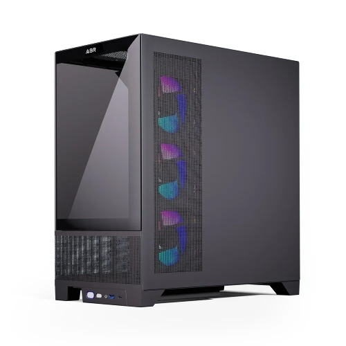 Компьютерный корпус ABR MINI PRO (1хUSB 3.0, 1хUSB Type-C, HD Audio, 4xRGb Fan, ATX, Micro-ATX, ITX)