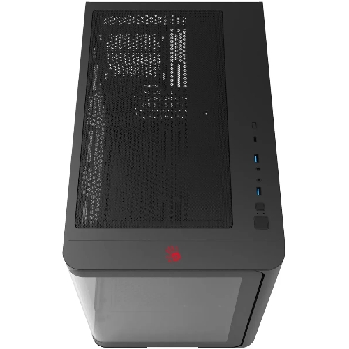 Компьютерный корпус Bloody BD-CC112 черный без БП mATX 9x120мм 2xUSB 3.0 audio bott PSU