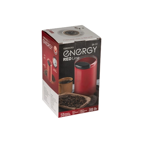 Кофемолка Energy EN-113 красная, 200Вт, 50 гр.