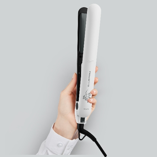 Выпрямитель для волос Rowenta Easyliss Pure SF1628F0 белый/серый, 25 мм, 200 °C, 1 режим