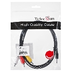 Кабель соединительный 3.5 Jack (M)/3 RCA (M) Telecom