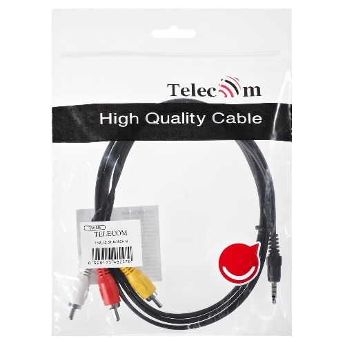 Кабель соединительный 3.5 Jack (M)/3 RCA (M) Telecom