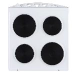 Плита электрическая Flama AE 1403 W белый, конфорок 4 шт, духовка 50 л, 50 см x 85 см x 60 см