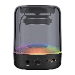 Акустическая система QUMO Plasma mini ВТ 0081 3 ВТ объемное звучание RGb