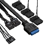 Компьютерный корпус Miditower ExeGate EVO-9202-NPX600 (ATX, БП 600NPX с вент. 12 см, с окном, 1*USB+1*USB 3.0, аудио, 3 вент. 12см с RGb подсветкой)