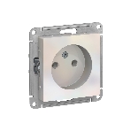 Механизм розетки 1-м СП AtlasDesign без заземл. 16А жемчуг SchE ATN000441