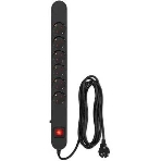 Сетевой фильтр Ippon NF-EU-3-10 3 м, 6 розеток, черный, коробка