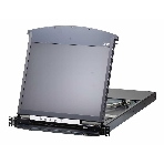 KVM консоль с переключателем ATEN 1L/1R 16p C5 D.Rail LCD KVM over IP SW