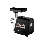 Мясорубка электрическая BRAYER BR1608 черный, 2000 Вт, 2.0 кг/мин, реверс, насадки - 8
