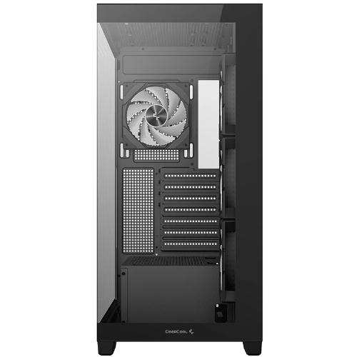 Компьютерный корпус Deepcool CG580 4F черный без БП ATX 6x120мм 3x140мм 2xUSB 3.0 audio bott PSU