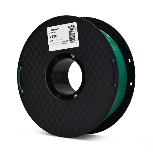 Филамент Crown Micro CM-FILPETG017G PETG 1.75 1кг темно-зеленый