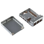 Алюминиевый корпус QUMO Argon NEO для Raspberry Pi 4 с магнитным креплением, grey(RS044)
