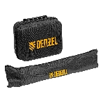 Лазерный уровень мультипризменный Denzel DLV 360-4T, 30 м, зеленый луч, Li-Ion 2,4 Aч, штатив