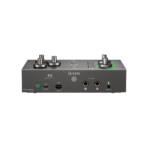 Аудиоинтерфейс USB [110307A3002] Icon [Panel 4] АЦП/ЦАП 24 бит/192 кГц, 4х4 аналоговых ввода/вывода, полнодуплексная запись и воспроизведение