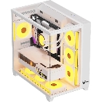 Компьютерный корпус Aerocool/Formula Crystal Z9 белый без БП ATX 7x120мм 2xUSB3.0 audio bott PSU