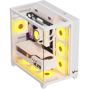 Компьютерный корпус Aerocool/Formula Crystal Z9 белый без БП ATX 7x120мм 2xUSB3.0 audio bott PSU