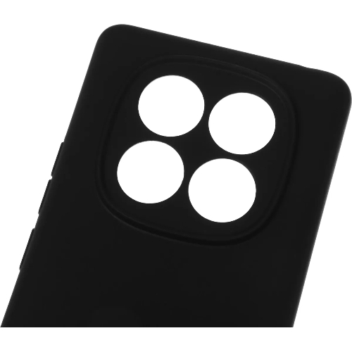 Чехол (клип-кейс) BoraSCO для Xiaomi Redmi Note 14 Pro 4G Silicone Case черный (74848)